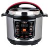 Electro Master Electric Pressure Cooker 6.0L 1600watts – Grey, Black