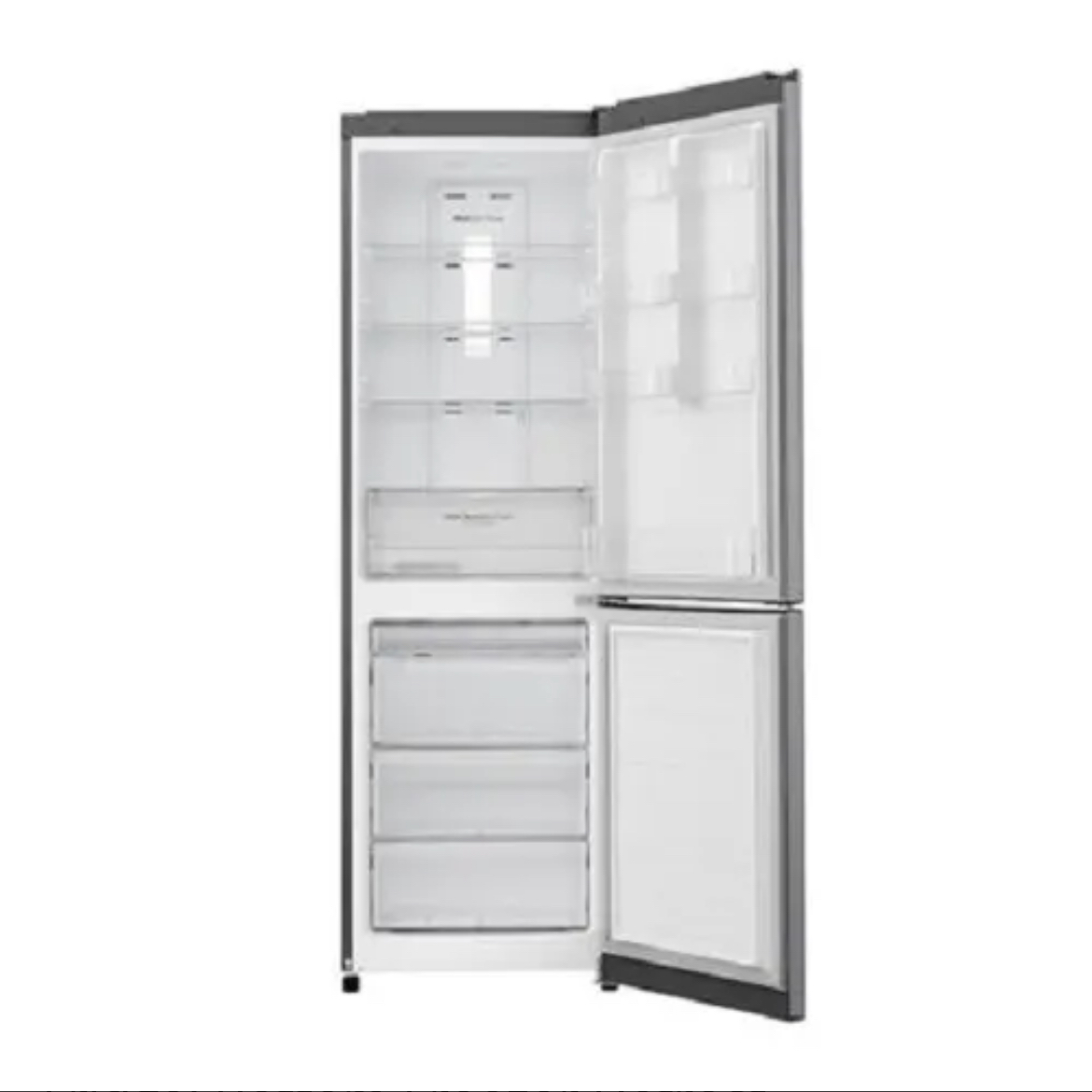 Hisense 290-Litre Double Door Fridge; Bottom Freezer Defrost Refrigerator | RB290D4S - Image 2