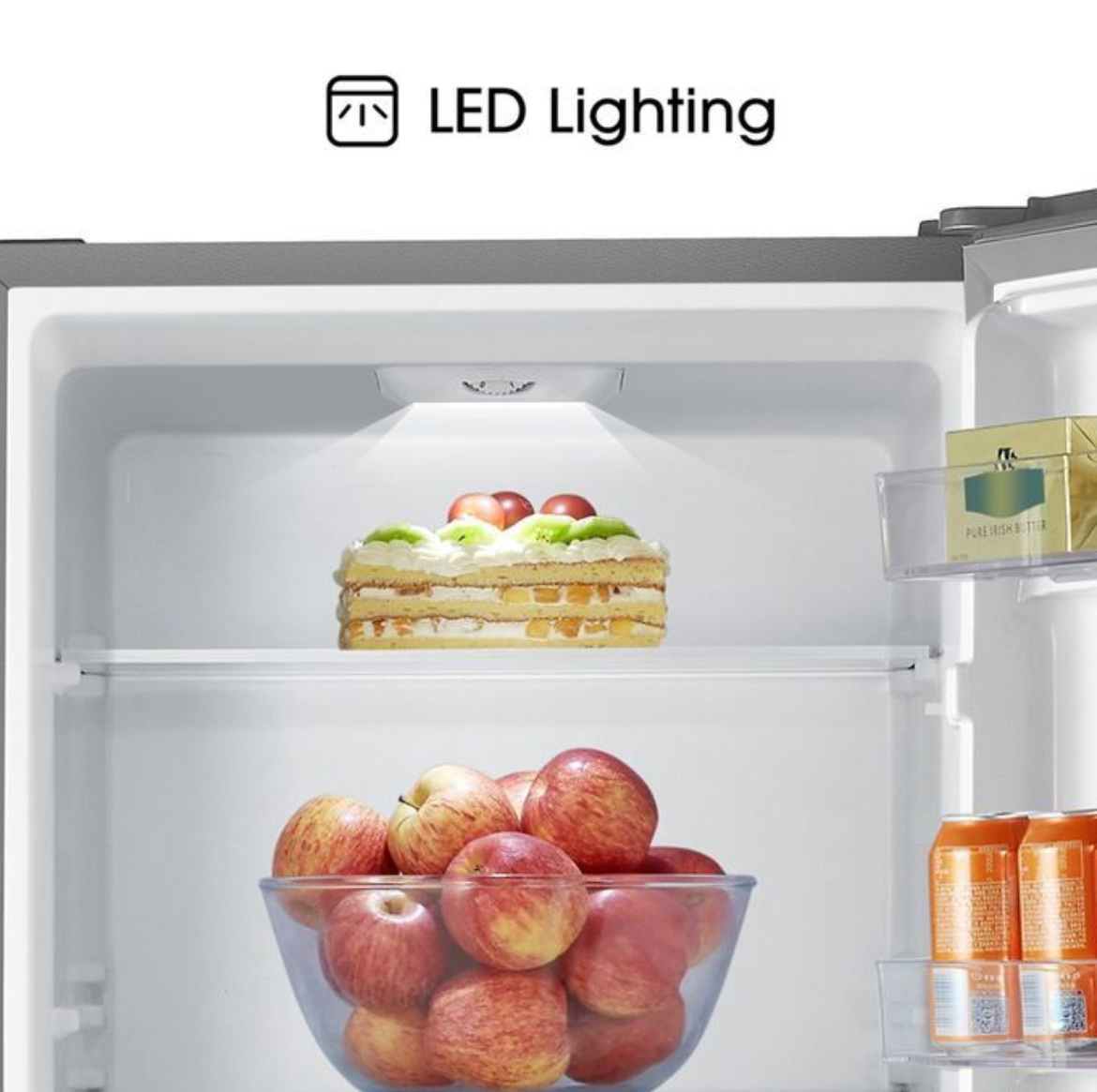 Hisense 290-Litre Double Door Fridge; Bottom Freezer Defrost Refrigerator | RB290D4S - Image 3