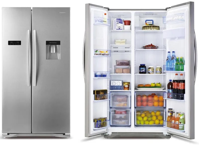 Hisense 670L French Door Fridge With Water Dispenser – Silver - Image 3