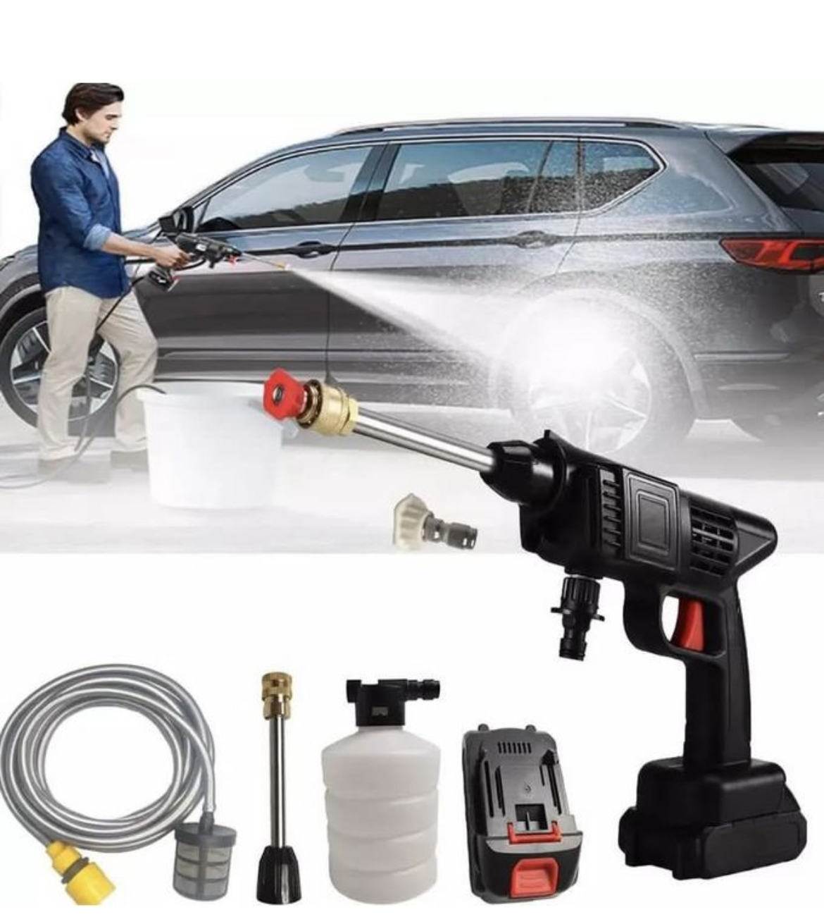 Rechargeable Pressure Washer Gun Machine - Image 2