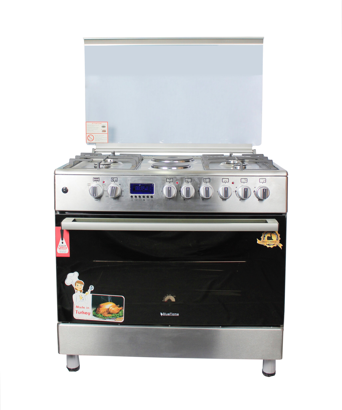 BlueFlame Diamond Cooker E9042ERF 4 Gas 2 Electric Plates With Electric Oven