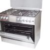 Blueflame 90x60cm Full Gas Cooker ET905GR; 5 Gas Burners, Gas Oven & Grill, Auto Ignition, Rotisserie, Oven Lamp, Timer, Thermostat – Inox