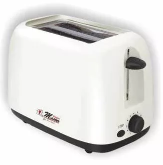 2 Slice Bread Toaster, 1000W, Plastic Body, Electro Master EM-BT-1208