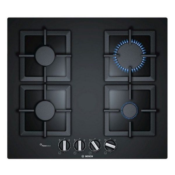 Bosch PPP6A6B20 60cm Serie 6 Gas Hob, Black