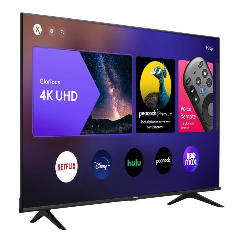 Hisense 50 Inch 4K Ultra HD Smart TV, VIDAA