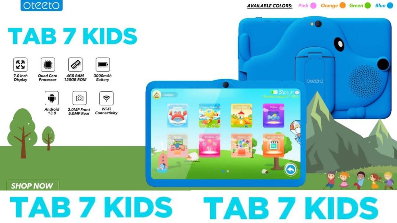 Oteeto 7-Inch Kids Tab - Image 3