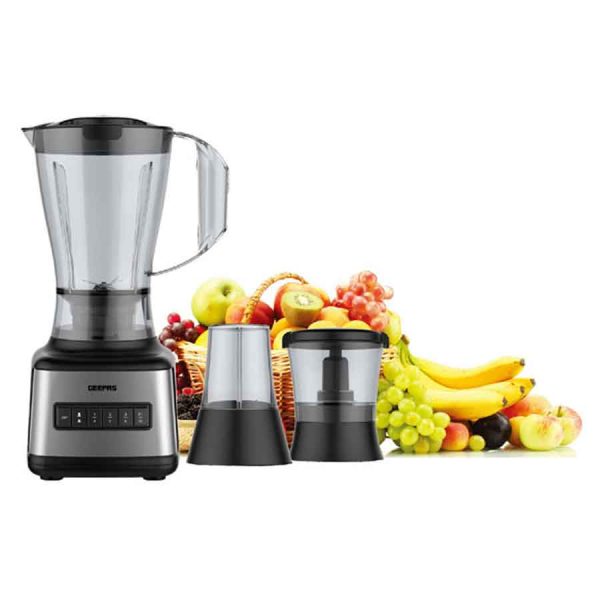 Geepas GSB44017 500W 3 in 1 Stainless Steel Blender