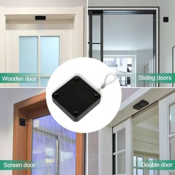 Punch-Free automatic door closer