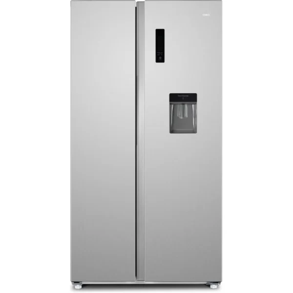 CHiQ 800L Side-by-Side Fridge โ Silver (With Water Dispenser)