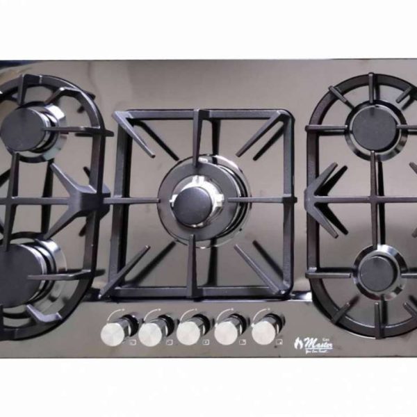 Electro Master 5-Burner Stainless Steel Gas Cooktop โ Built-in