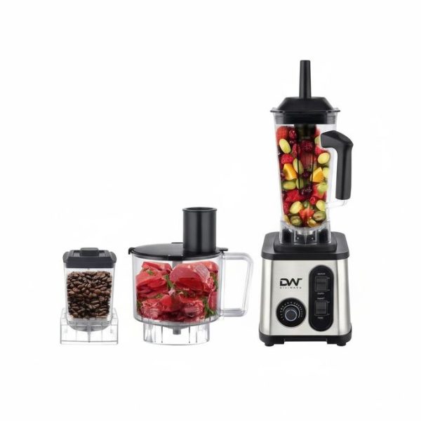 Digiwave 3-in-1 High Speed Blender 2L 2200W โ Silver & Black
