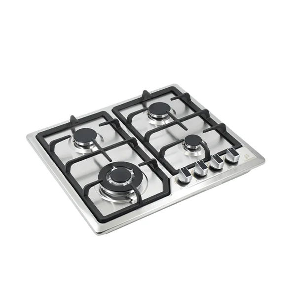 Digiwave Stainless Steel 4-Burner Gas Stove – Auto Ignition (Built-in)