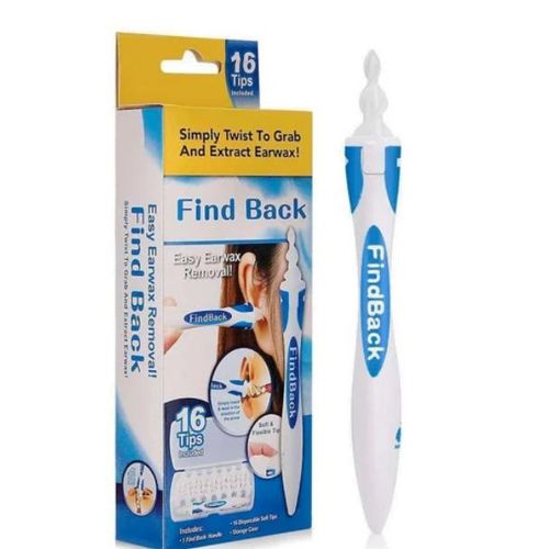 Find Back Silicone Earwax Removal Tool