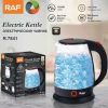 RAF Kettle 2.2L R7841 – 2000 W Automatic Glass Electric Kettle