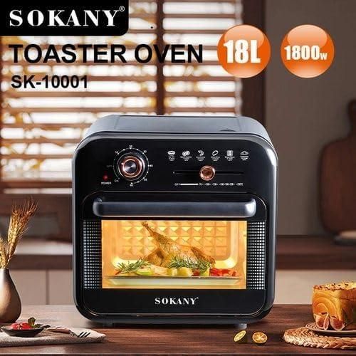 Sokany Air Fryer SK10001 –18L Bowl Capacity Air Fryer & Oven