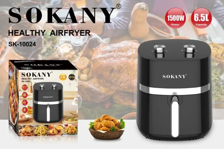 Sokany Air Fryer SK10024 – 8 L 1500 W Large Capacity Healthy Air Fryer - Image 2