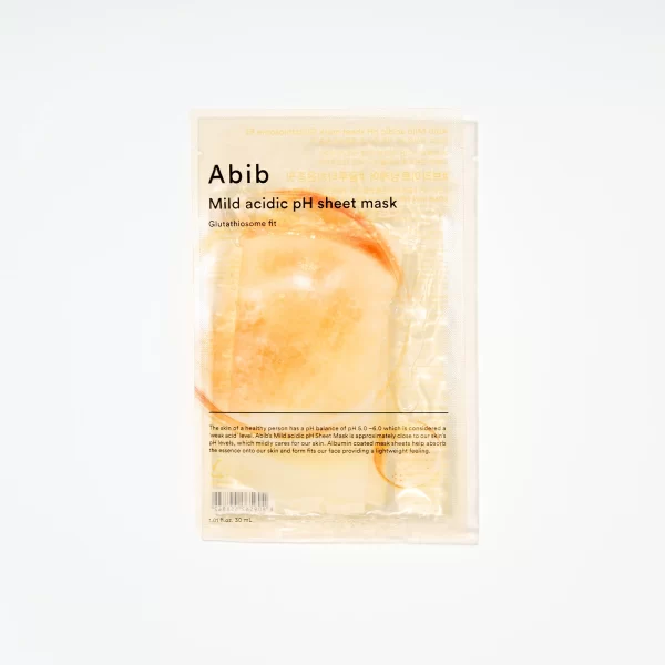 Abib Mild Acidic pH Sheet Mask Glutathiosome Fit 